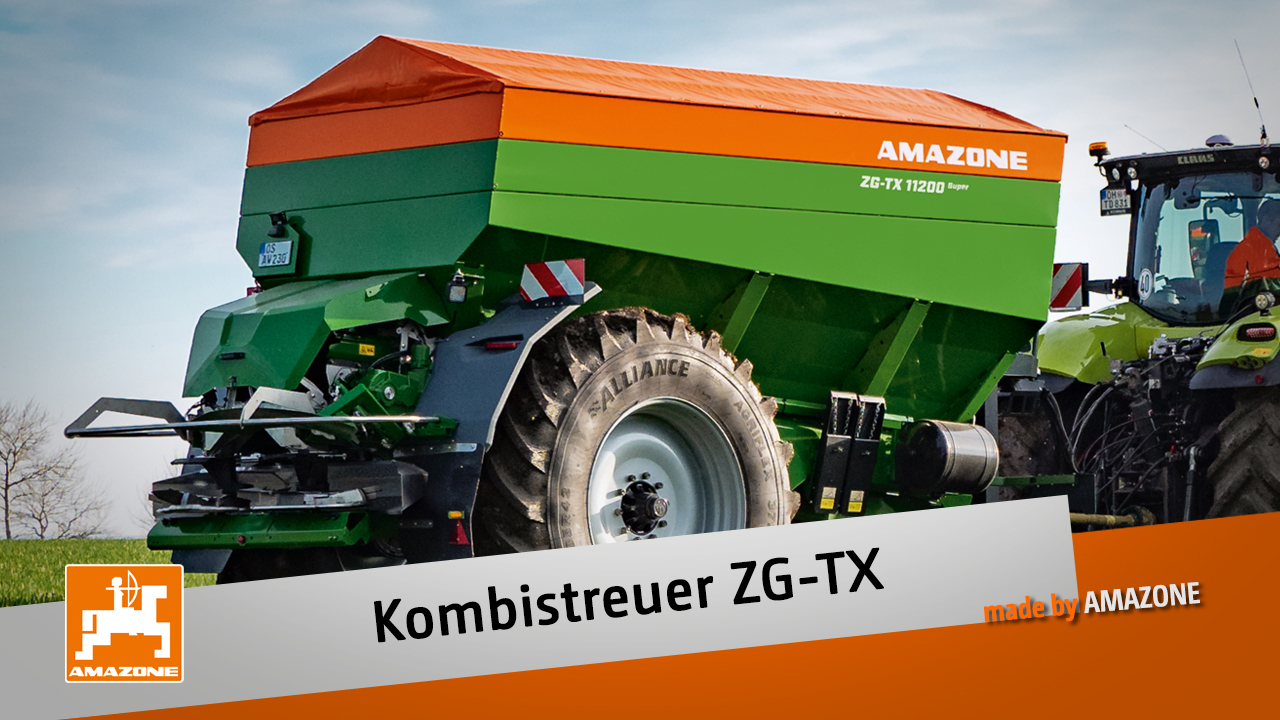 AMAZONE: ZG-TX – Новый бескомпромиссный комбинированный распределитель